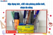 Hộp Đựng Bút, Viết Văn Phòng Phẩm Lưới Và Nhựa Đa Năng